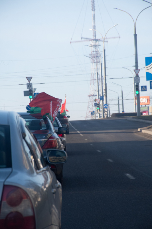 В Гродно прошел патриотический автопробег 